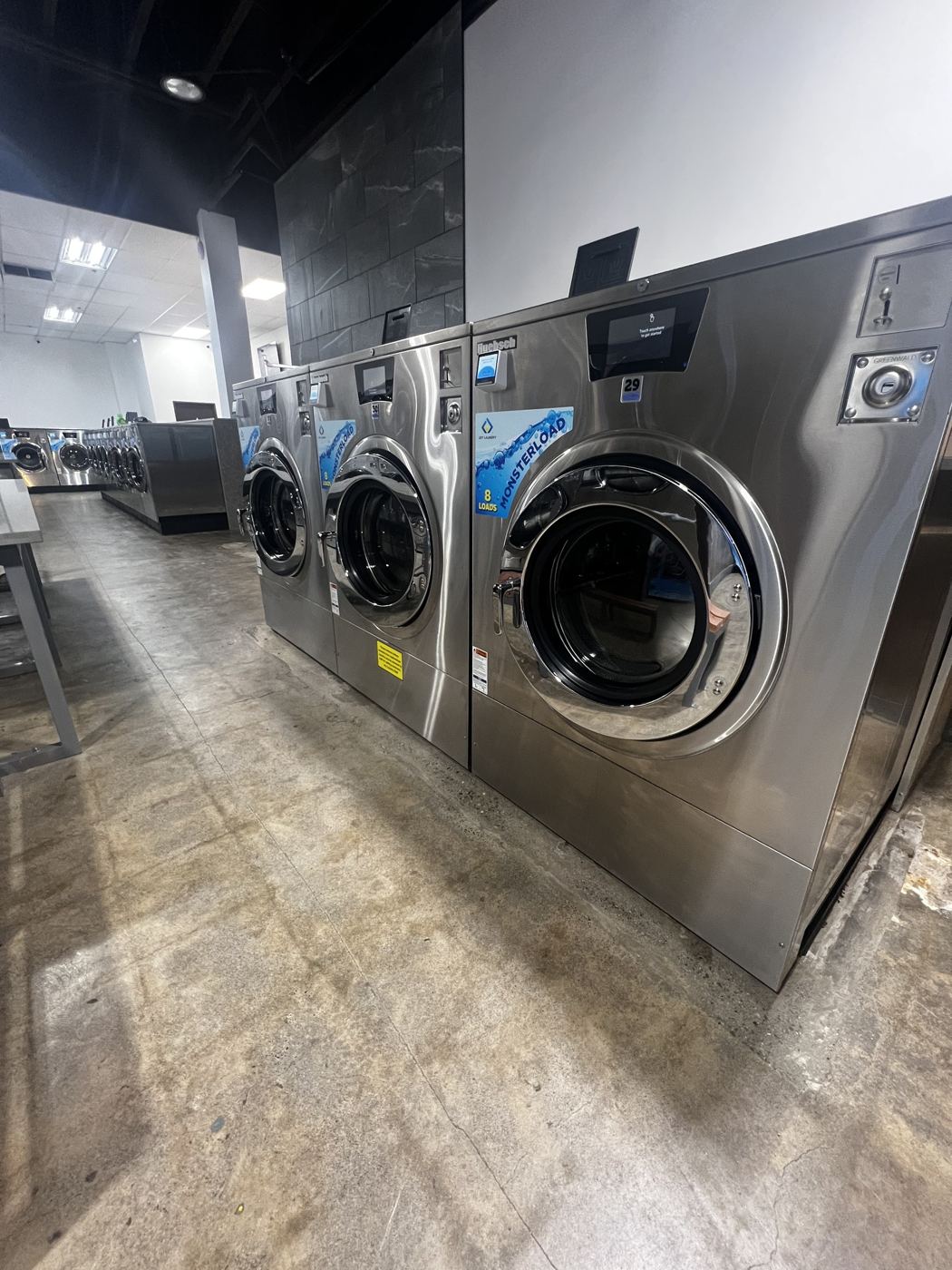 Inside the Joy Laundry laundromat